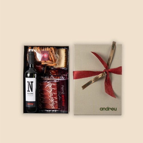 Caja Regalo con productos exclusivos Andreu | Jamones Andreu